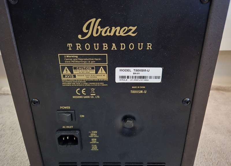 Ibanez Troubadour T80IISM-U Acoustic Guitar Amp