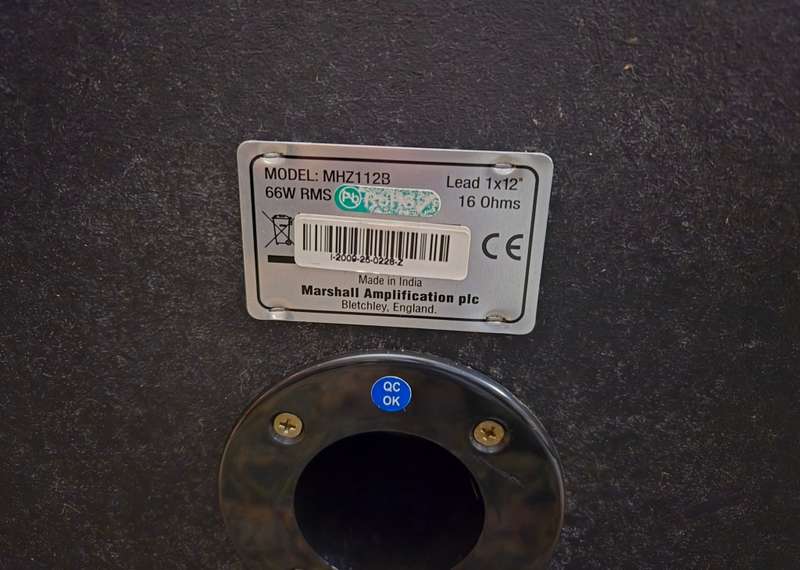 Marshall Haze 1x12 inch Speaker Cabinet