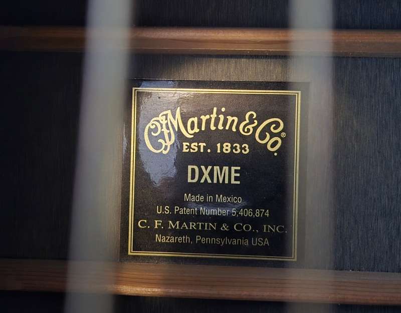 Martin DXME Acoustic Guitar with Case