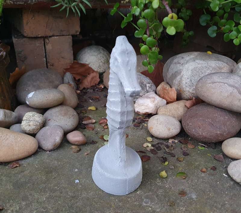 Art Deco Medium Seahorse Statue