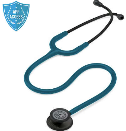 Littmann Classic III SE: Special Finish- Caribbean Blue Black Finish (FREE SHIPPING)