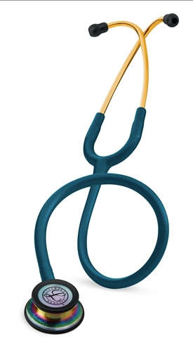Littmann Classic III SE: Special finish- Caribbean Blue Rainbow Finish(FREE SHIPPING)