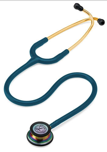 Littmann Classic III SE: Special finish- Caribbean Blue Rainbow Finish(FREE SHIPPING)