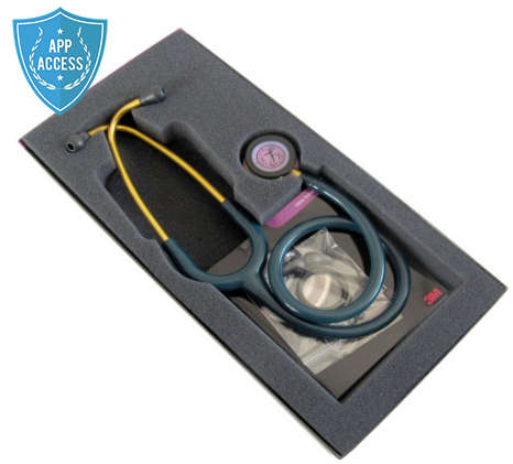 Littmann Classic III SE: Special finish- Caribbean Blue Rainbow Finish(FREE SHIPPING)