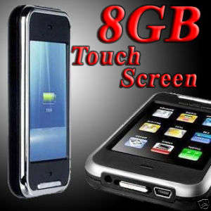 8GB 2.8" Touch Screen MP3 MP4 Player FM Radio Rec