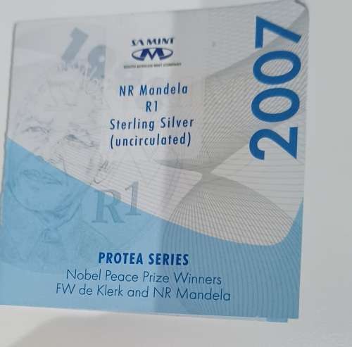 2007 MANDELA SILVER R1 UNC