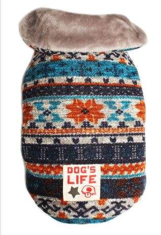 Dogs Life - Chic Vintage Wool Cape Coat - Turquoise