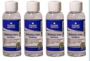Classic Match Hand Sanitizer - (4 Pack) 50ml - 70% Alcohol-Based