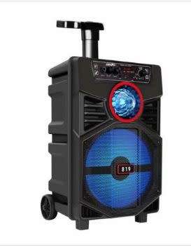 JTLC MS JT820 15W 8-inch woofer + coil treble 3.7V/ 1500mAh Speaker Trolley