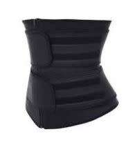 Zip Up Waist Trainer - Black - XL-2XL Women