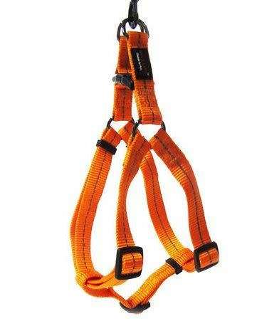 Dogs Life - Reflective Supersoft Webbing Harness - Orange - Large
