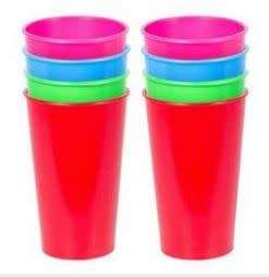 Plastic Glasses - Pack of 10