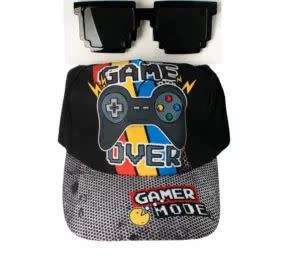 Gamer Peak Cap and Sunglasses