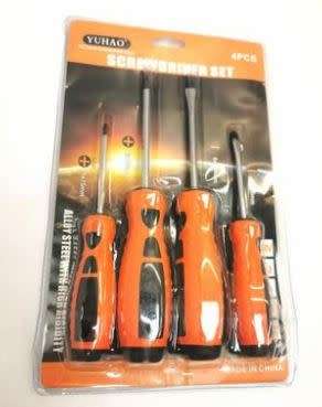 YUHAO 4PCS SCREWDRIVERS SET