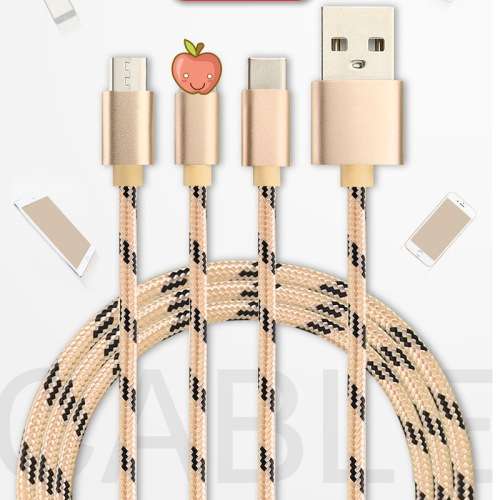 Cell Phone charger - 3 in 1 (IOS, Android and Type C)