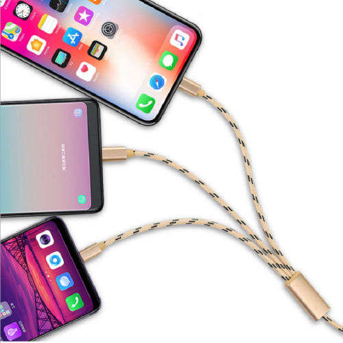 Cell Phone charger - 3 in 1 (IOS, Android and Type C)