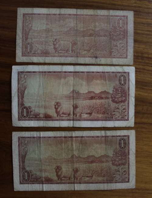 South African R1 notes Rissik And De Jongh