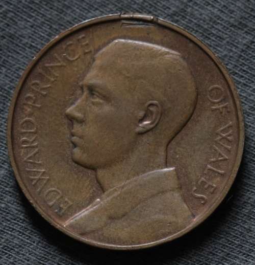 1925 Edward, Prince of Whales medallion