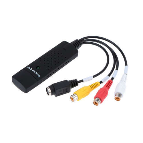 USB 2.0 Video & Audio Capture Card Adapter - Black