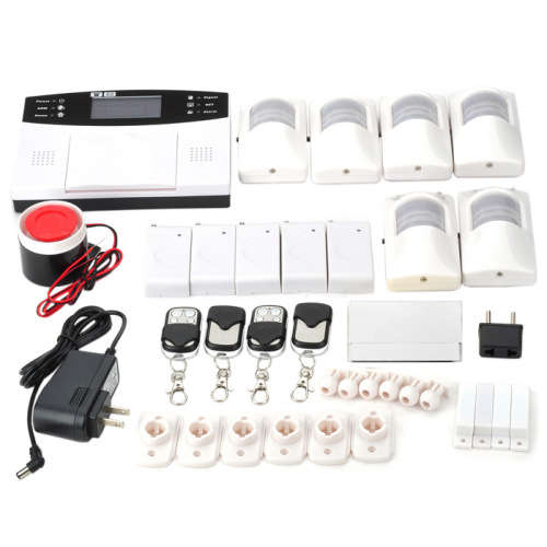 SN-9100 Quad-Band GSM Home SMS Security Alarm System Set