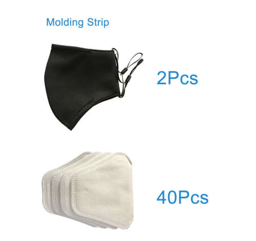40pcs/lot N90 3Layers Protect Mouth Mask Bacteria Proof Corona Virus