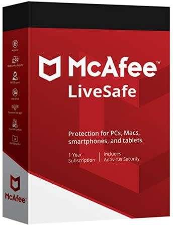 McAfee Antivirus Livesafe for Mac and Windows