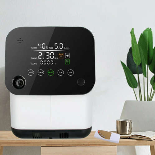 Portable Oxygen Concentrator 1-6L/min with Anion Function Adjustable Full Touch Oxygen Machine for H