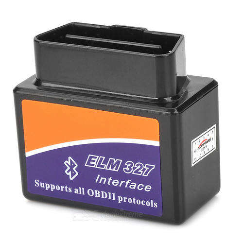 ELM327 Bluetooth OBD2 V1.5 Car Diagnostic Interface - Black