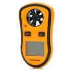 1.5" LCD Digital Wind Speed Meter Anemometer (Yellow + Black)