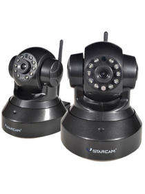 VSTARCAM C7837WIP 720p WiFi Security IP Camera w/ Night Vision - Black
