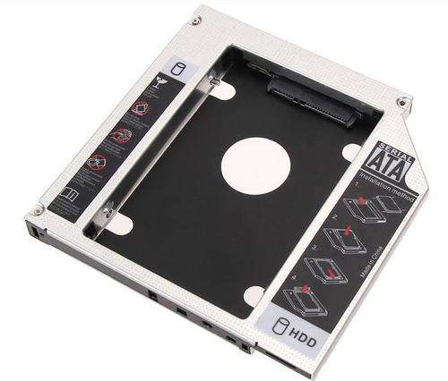2.5" SATA to SATA HDD Caddy for MacBook Pro + More - Silver + Black