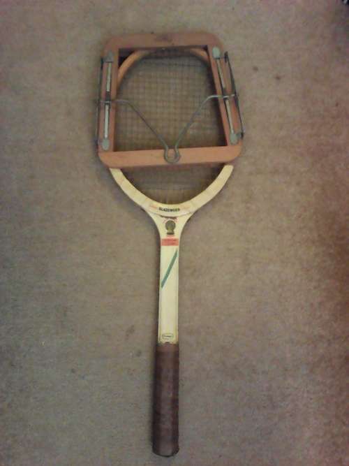 Vintage Slazenger Tennis Racquet plus Racquet Press