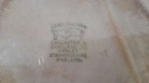 Circa 1947 Lancaster @ Sandland Butter Dish (Absolute Mint Condition)