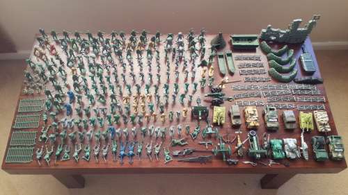 Massive 280 Pc (70's / 80's) Plastic Army Collection