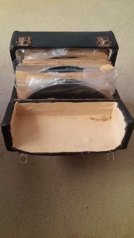 1950's L.P Carry Case (Including 47 L.P's)