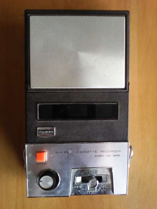 Rare 1970's Sanyo Cassette Recorder (Near Mint Condition For Age)