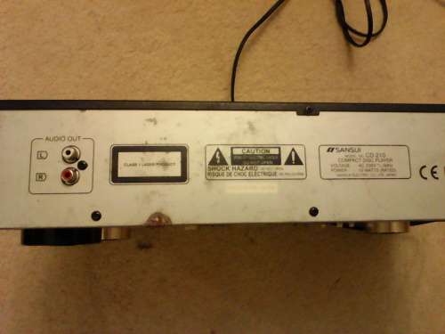 Sansui Compact Disc Player CD - 210