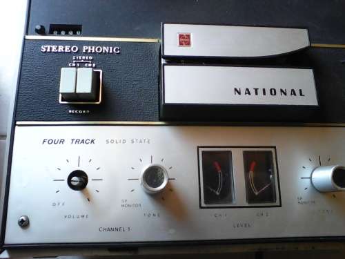 Vintage National RS-760S Reel to Reel Tape Recorder