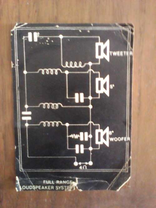 Vintage Philips Full Range Loudspeaker System (Circa 1970's) See Description