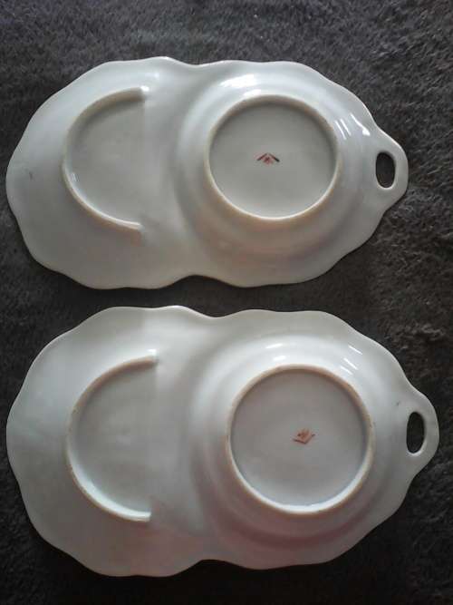 2 x Oriental Saucers (Maker @ Circa Unknown) Sold as one Lot