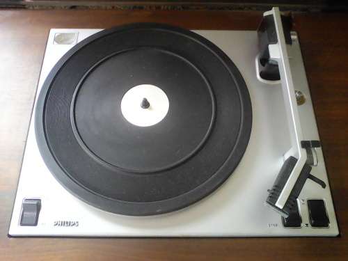 Large Vintage Philips HiFi Stereo Sound Turntable (Circa 1970's)