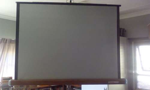 Large Kodak 750 Projector Screen