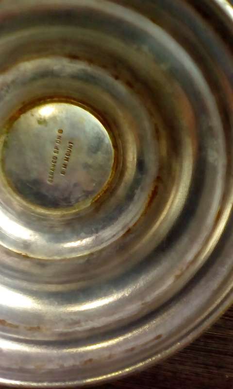 Vintage Silver Plated Seranco B M Mount Ice Water Jug