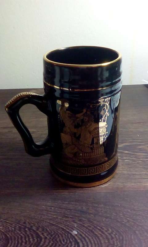 Hand Made in Greece 24k Gold Tankard