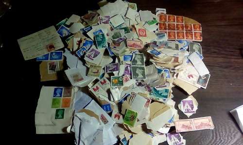 200 + Stamps in Box - Southern Rhodesia / RSA / British - See Description
