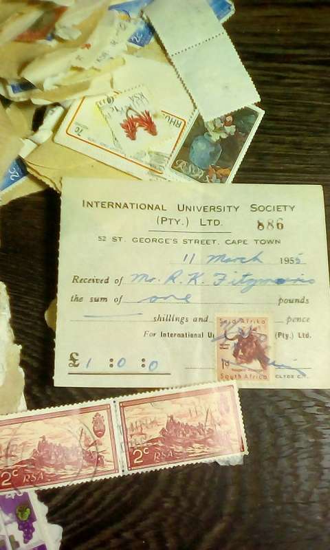 200 + Stamps in Box - Southern Rhodesia / RSA / British - See Description