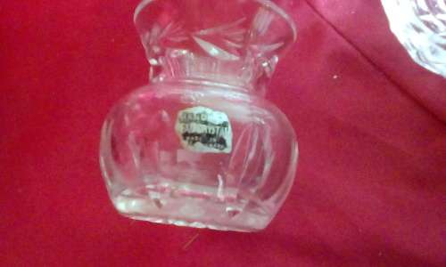 West German Lead Crystal  Dressing Table Set (ABSOLUTE MINT CONDITION)