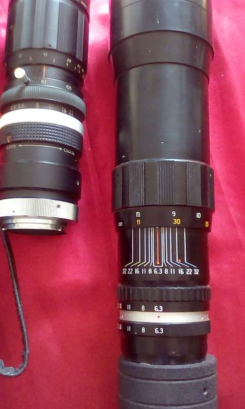 3 x Vintage Camera Lenses Sold As One Lot - See Description