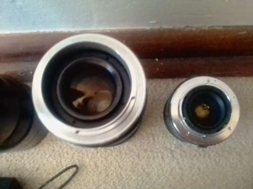 3 x Vintage Camera Lenses Sold As One Lot - See Description