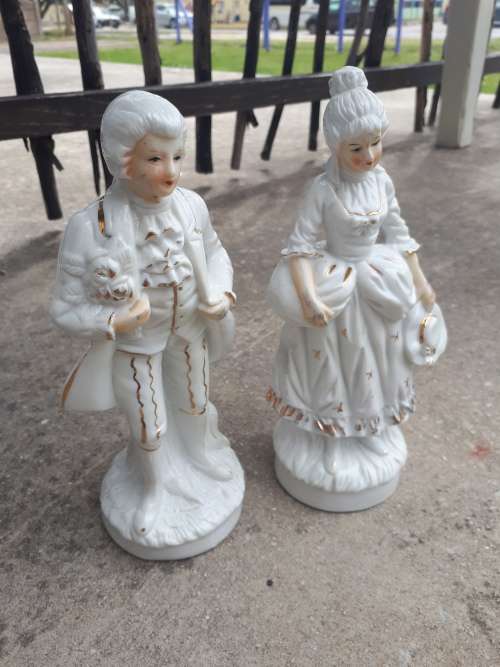 Pair Victorian Style Man @ Lady Figurines